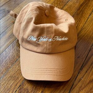 Orange NYON Embroidered Baseball Cap